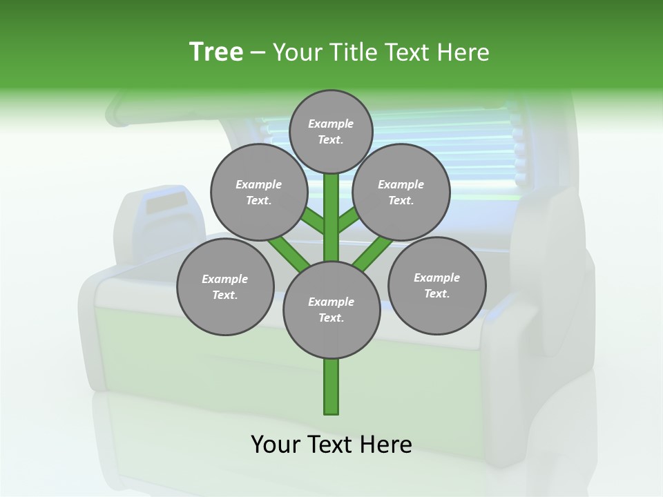 Bulb Sunlight Tanning PowerPoint Template