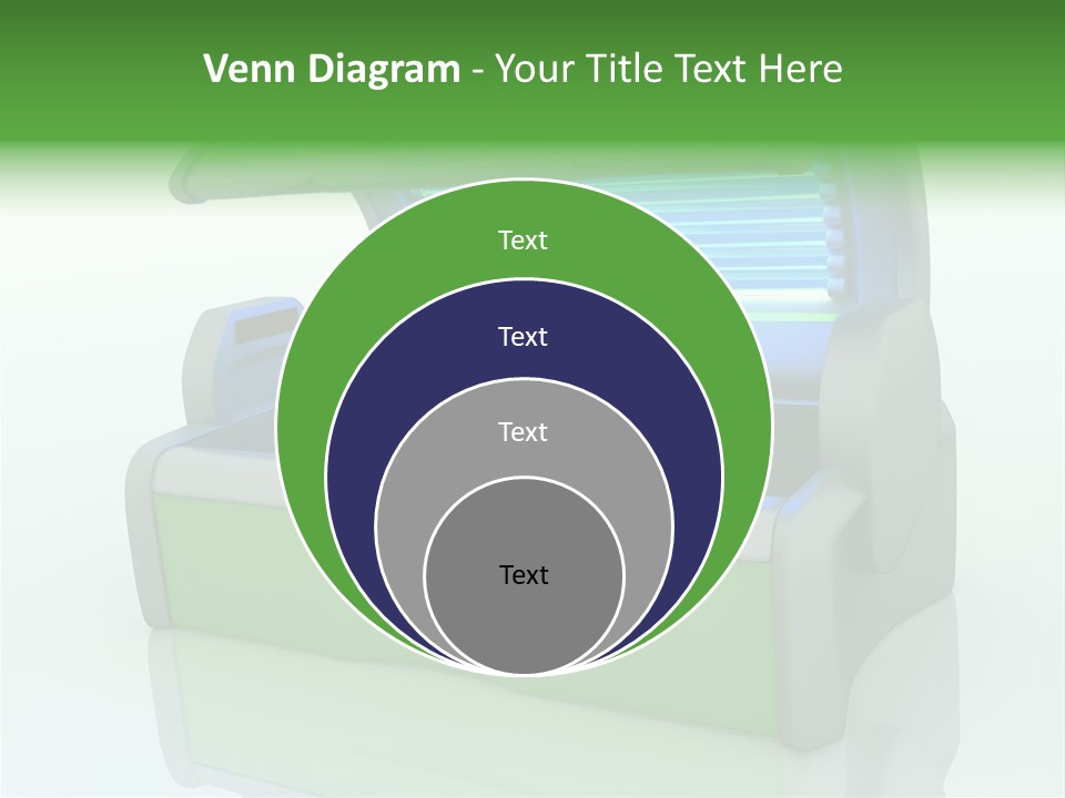 Bulb Sunlight Tanning PowerPoint Template