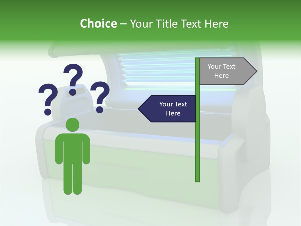 Bulb Sunlight Tanning PowerPoint Template