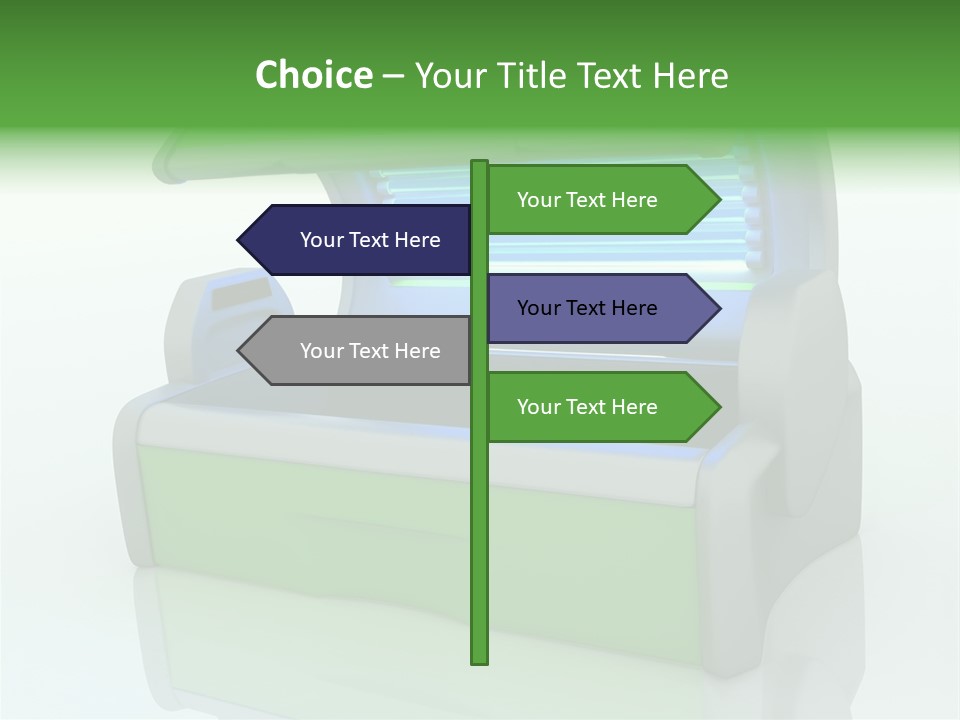Bulb Sunlight Tanning PowerPoint Template