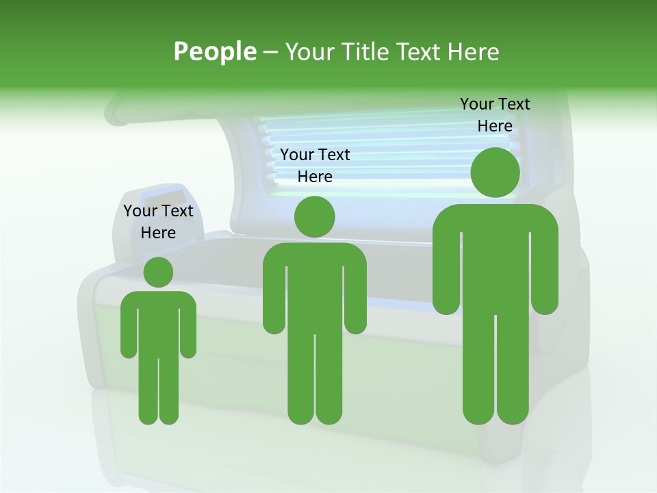 Bulb Sunlight Tanning PowerPoint Template