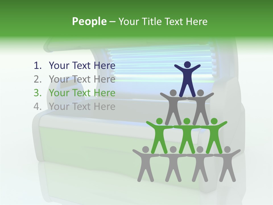 Bulb Sunlight Tanning PowerPoint Template