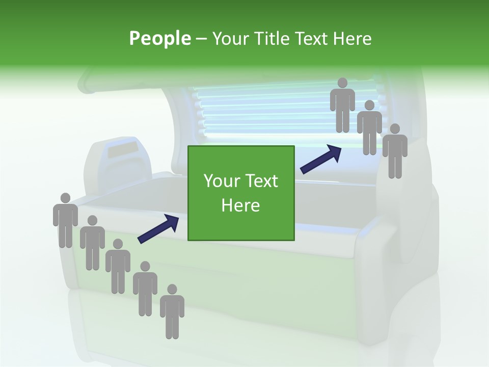 Bulb Sunlight Tanning PowerPoint Template