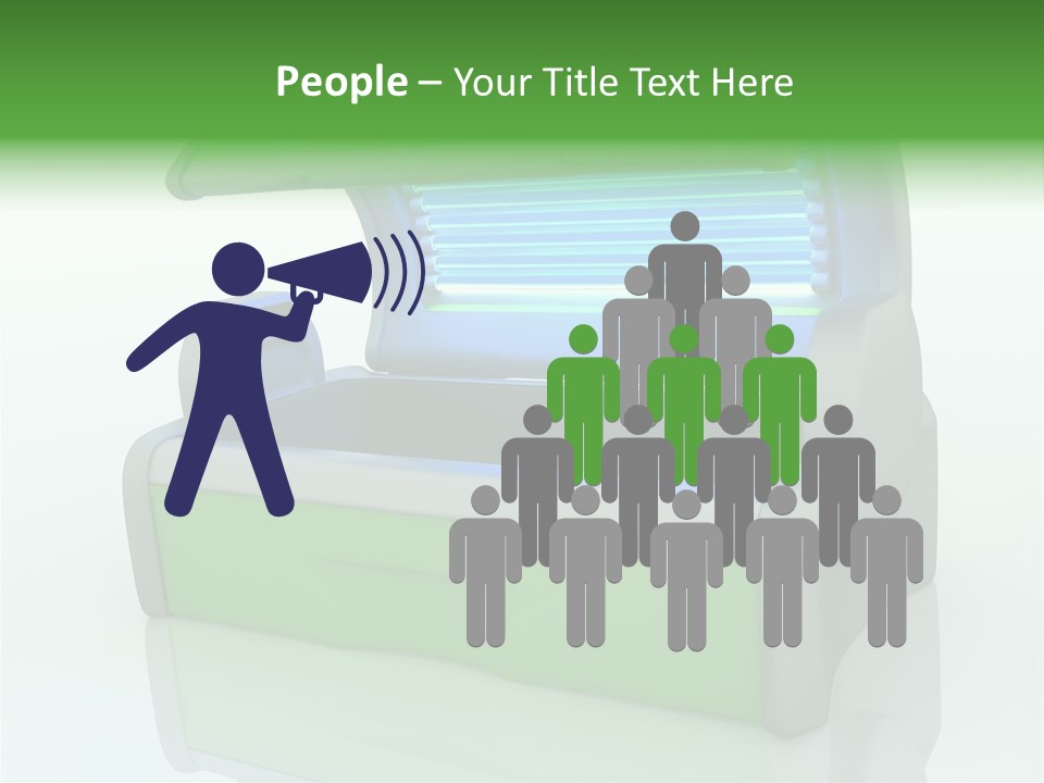 Bulb Sunlight Tanning PowerPoint Template