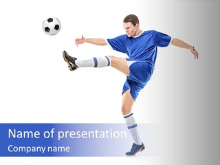 Handsome Shirt Play PowerPoint Template