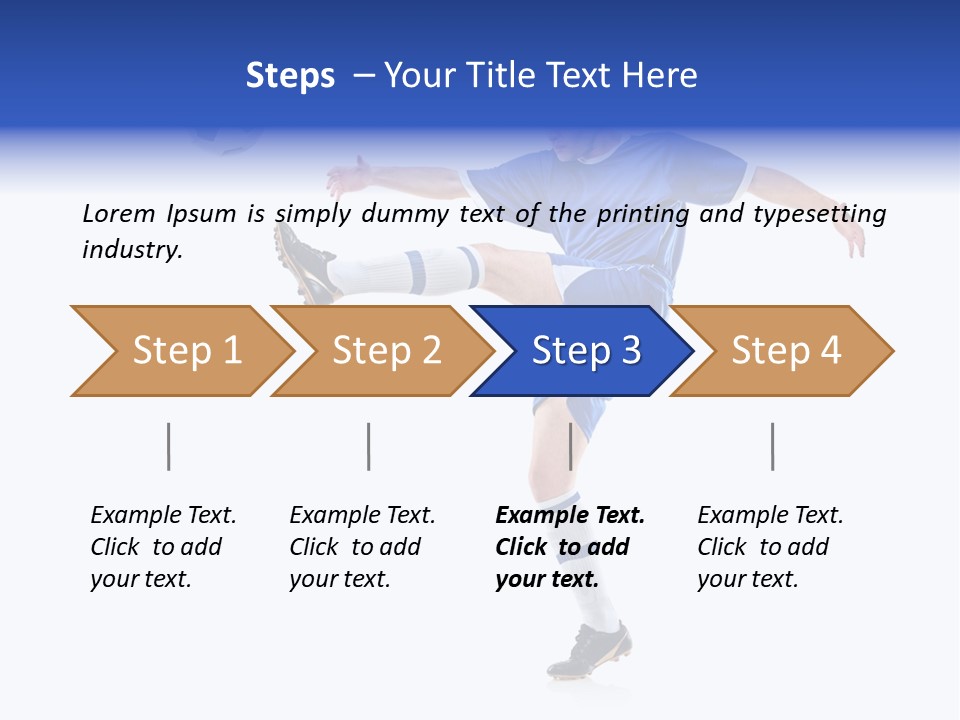 Handsome Shirt Play PowerPoint Template