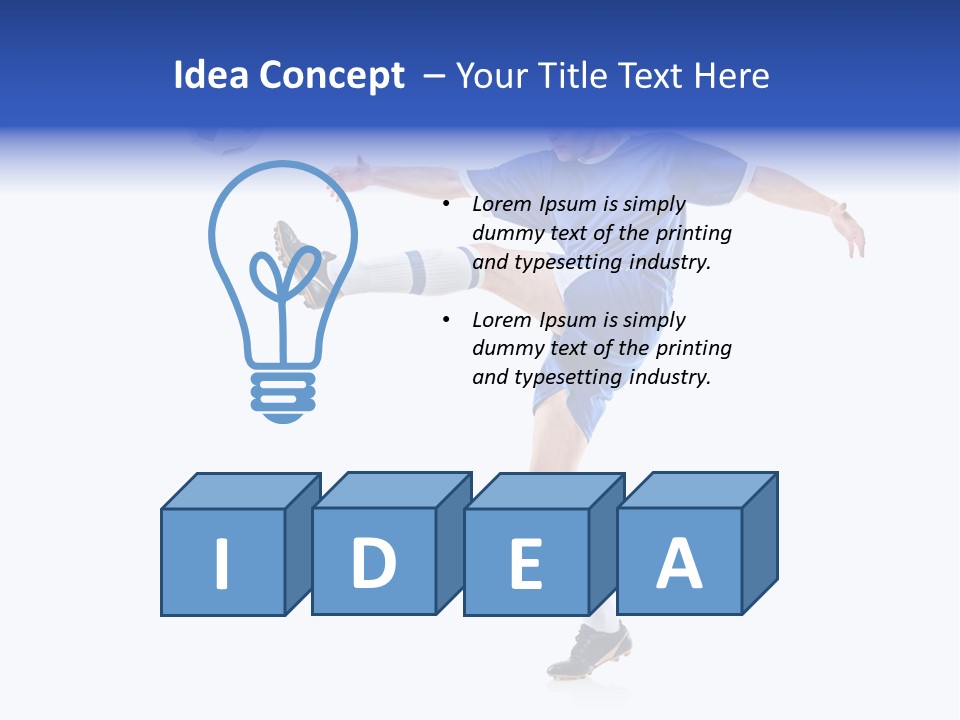 Handsome Shirt Play PowerPoint Template