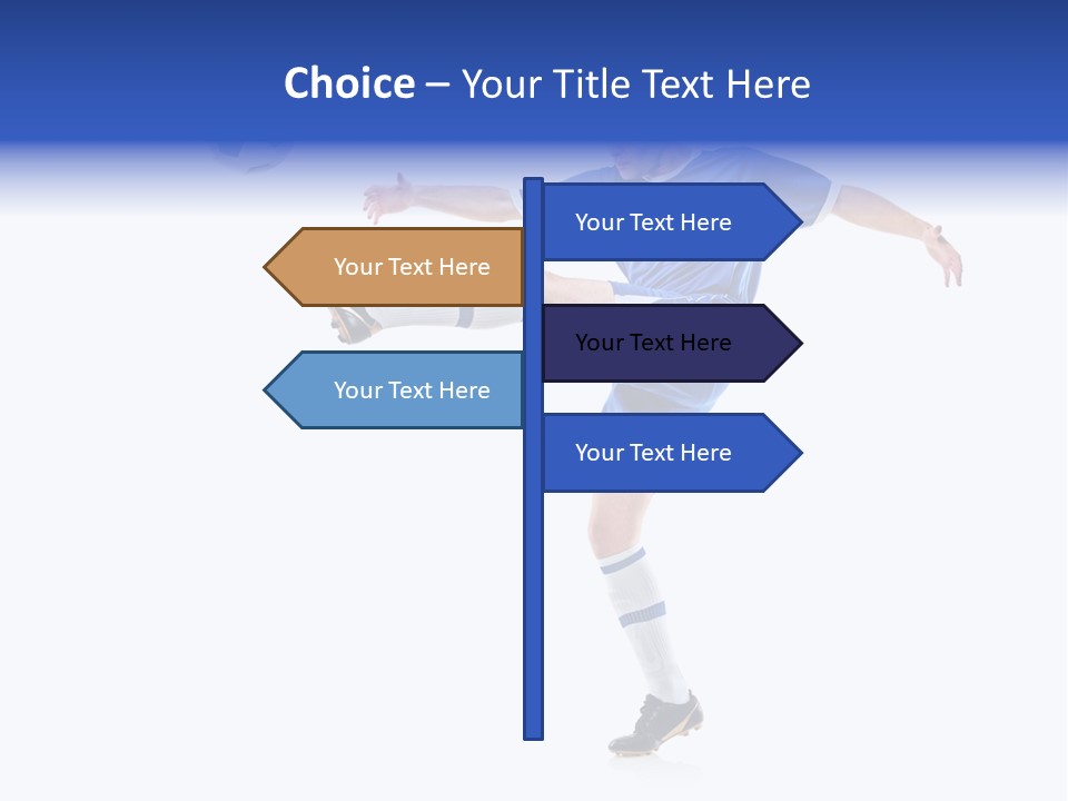 Handsome Shirt Play PowerPoint Template