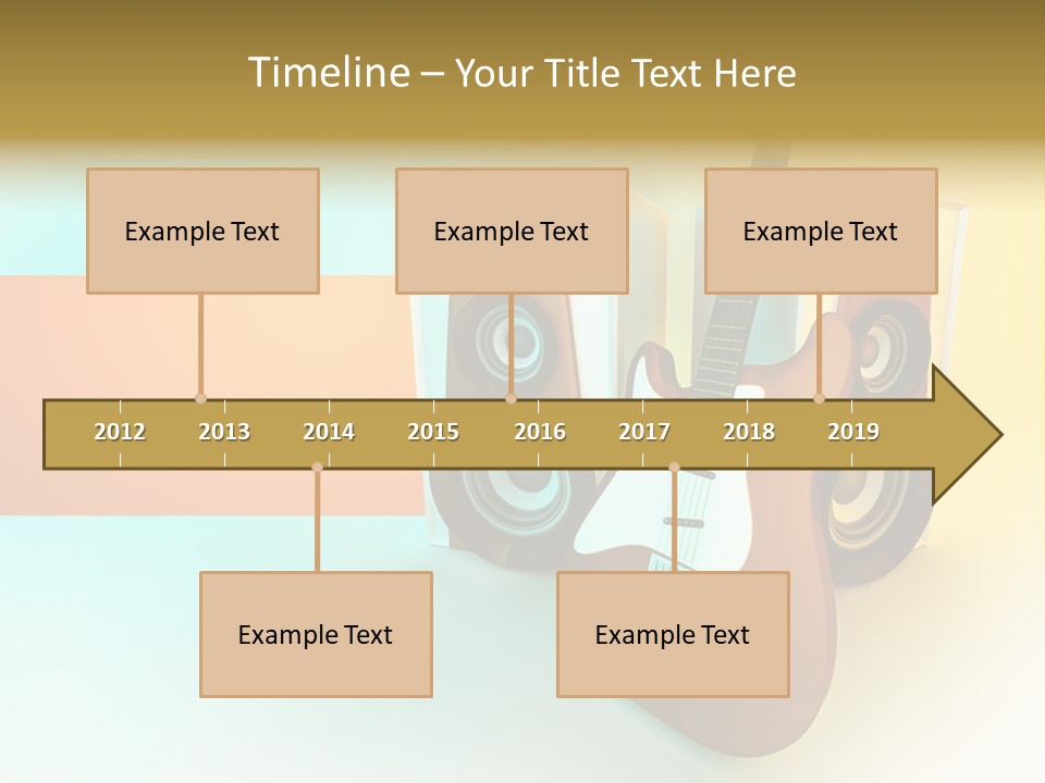 Concert Volume Objects PowerPoint Template