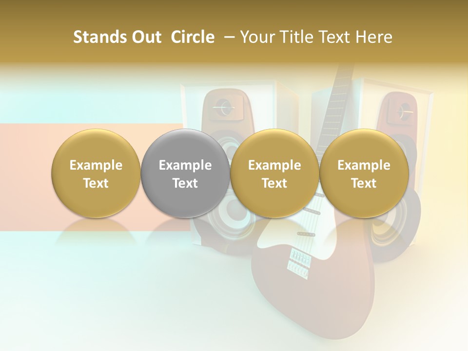 Concert Volume Objects PowerPoint Template