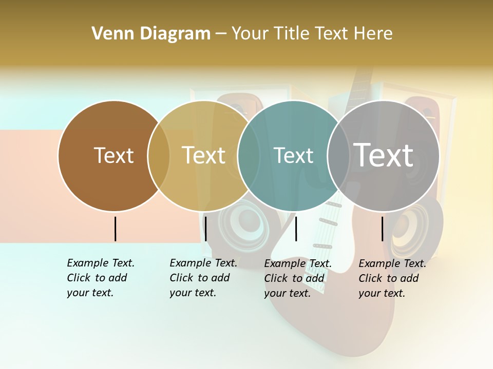 Concert Volume Objects PowerPoint Template