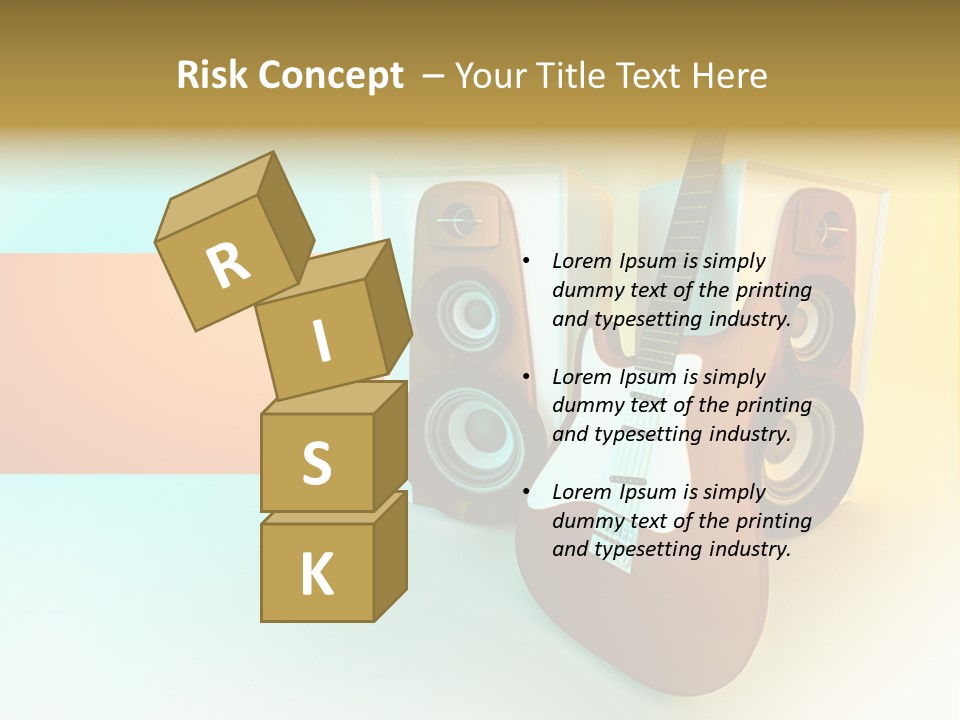 Concert Volume Objects PowerPoint Template