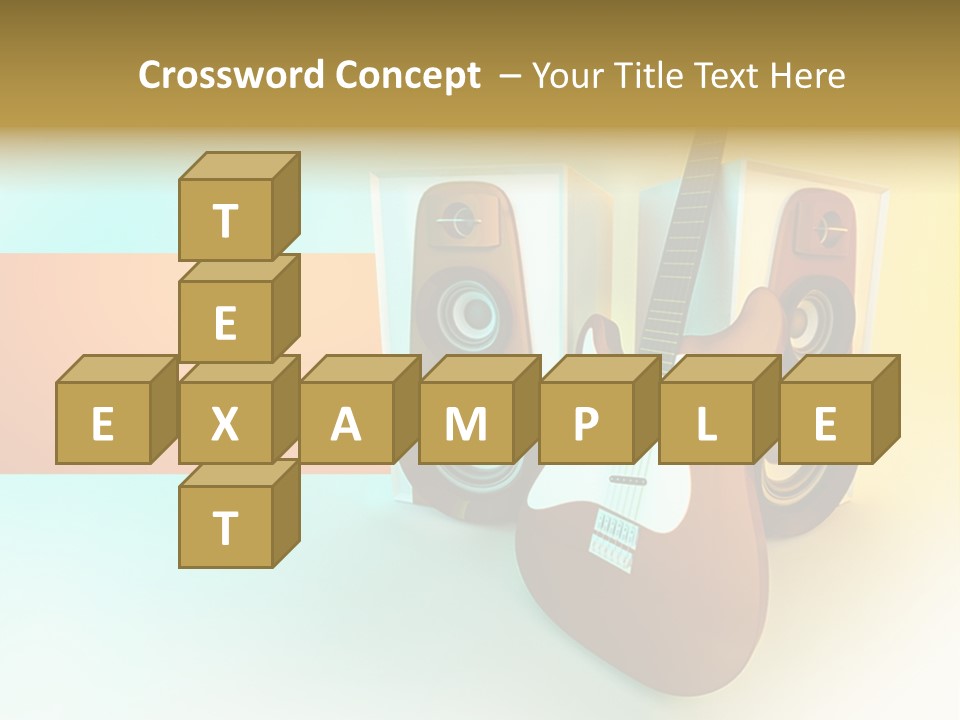 Concert Volume Objects PowerPoint Template