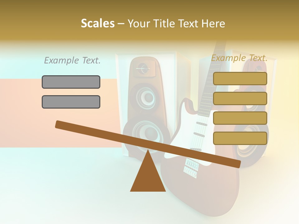 Concert Volume Objects PowerPoint Template