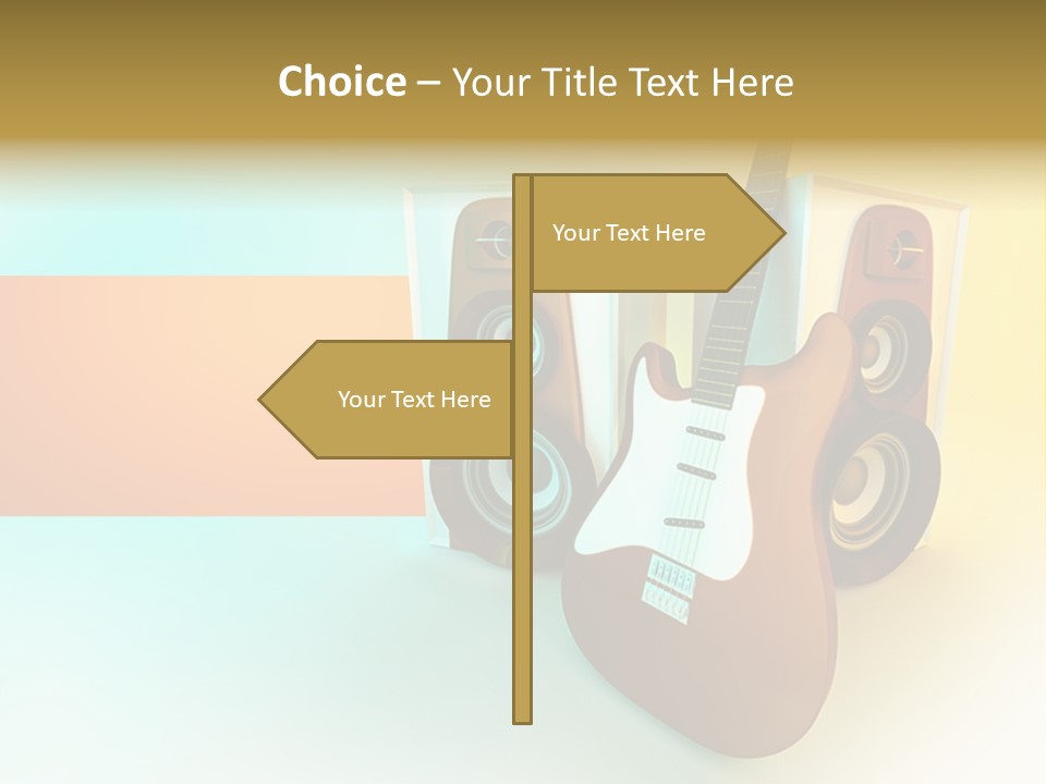 Concert Volume Objects PowerPoint Template