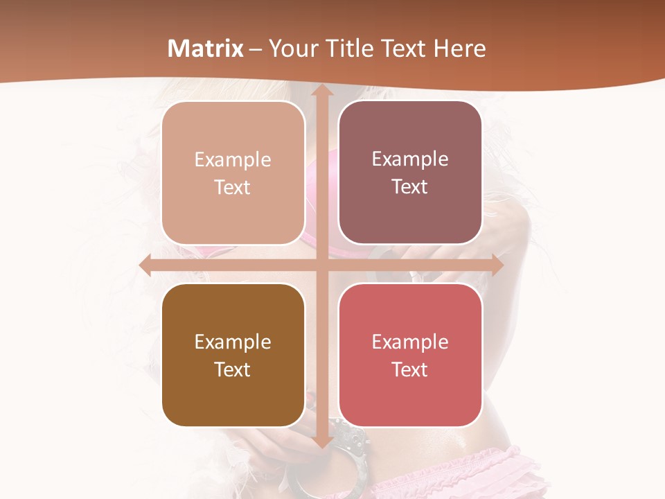 Spa People Caucasian PowerPoint Template