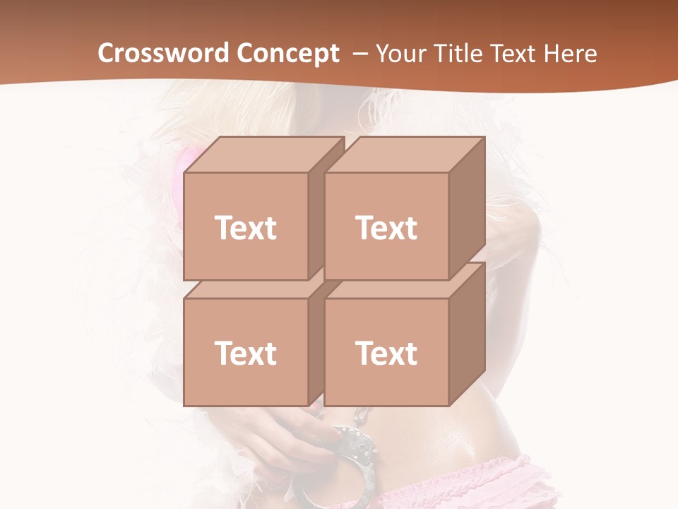 Spa People Caucasian PowerPoint Template