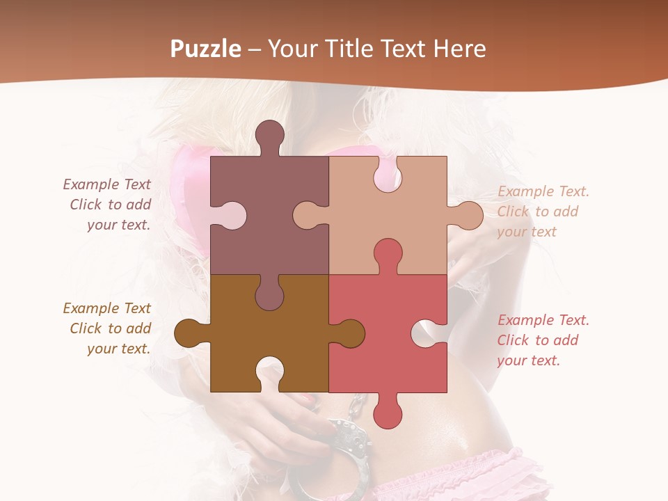 Spa People Caucasian PowerPoint Template