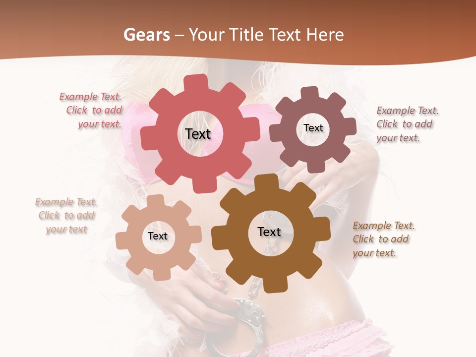 Spa People Caucasian PowerPoint Template