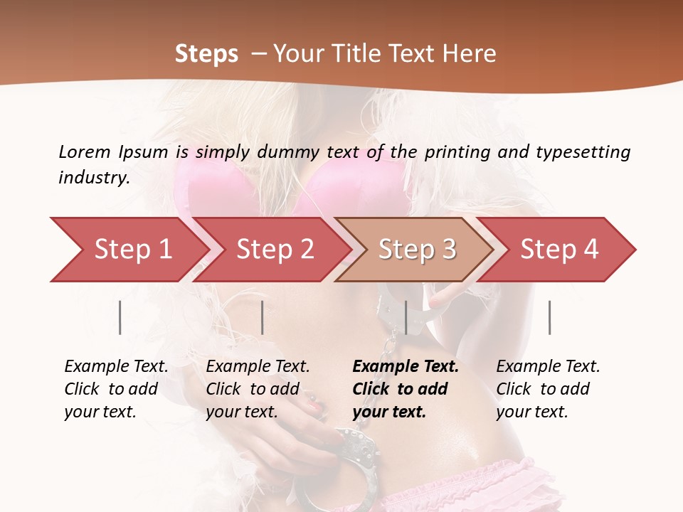 Spa People Caucasian PowerPoint Template