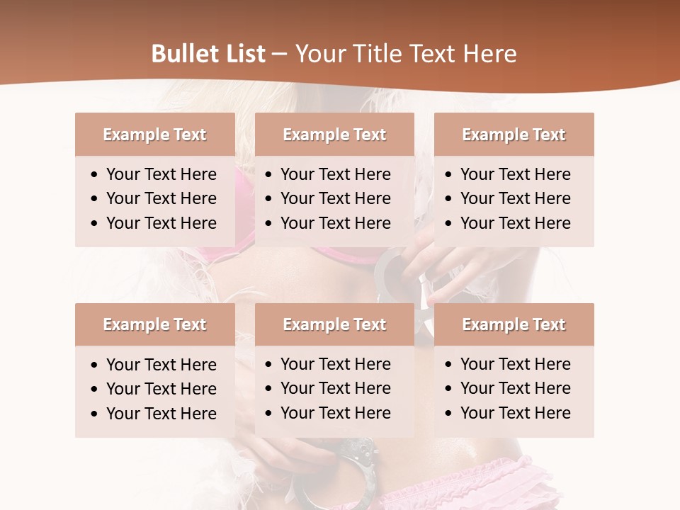 Spa People Caucasian PowerPoint Template