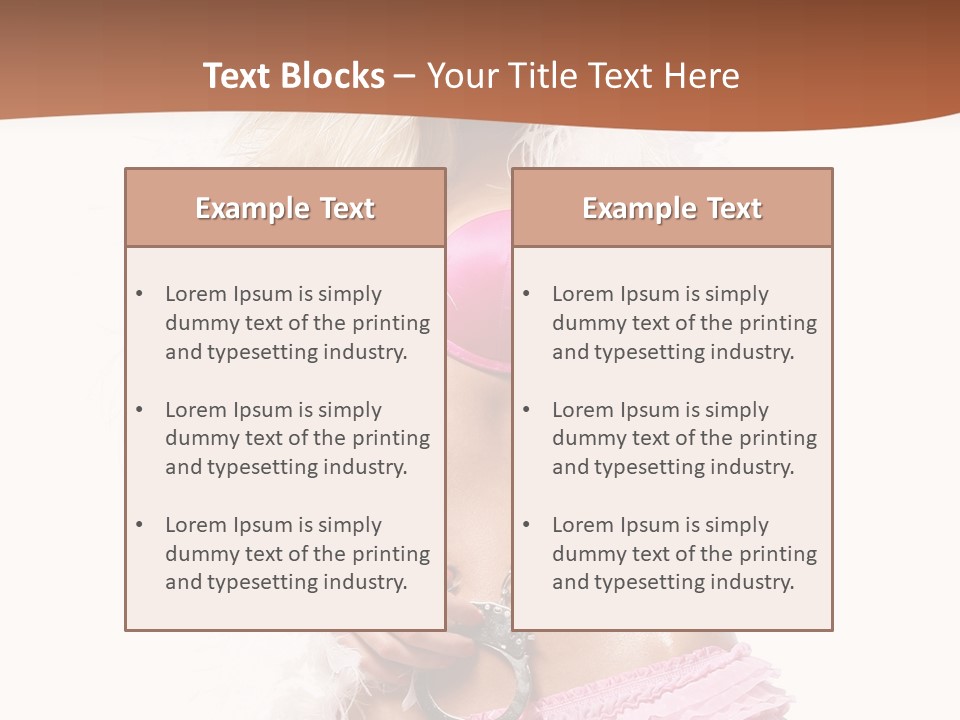 Spa People Caucasian PowerPoint Template