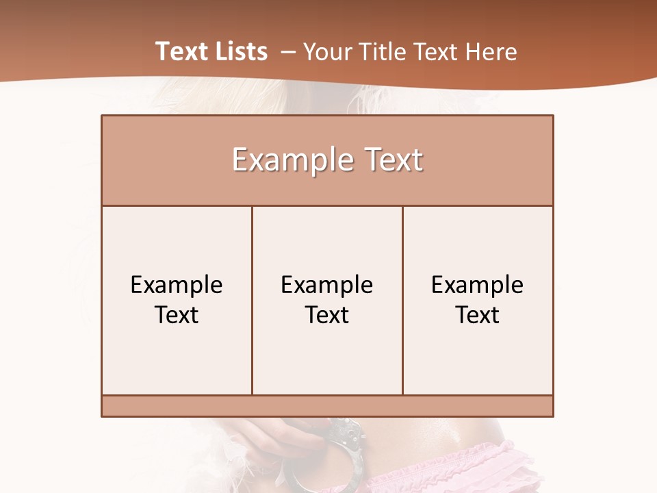 Spa People Caucasian PowerPoint Template