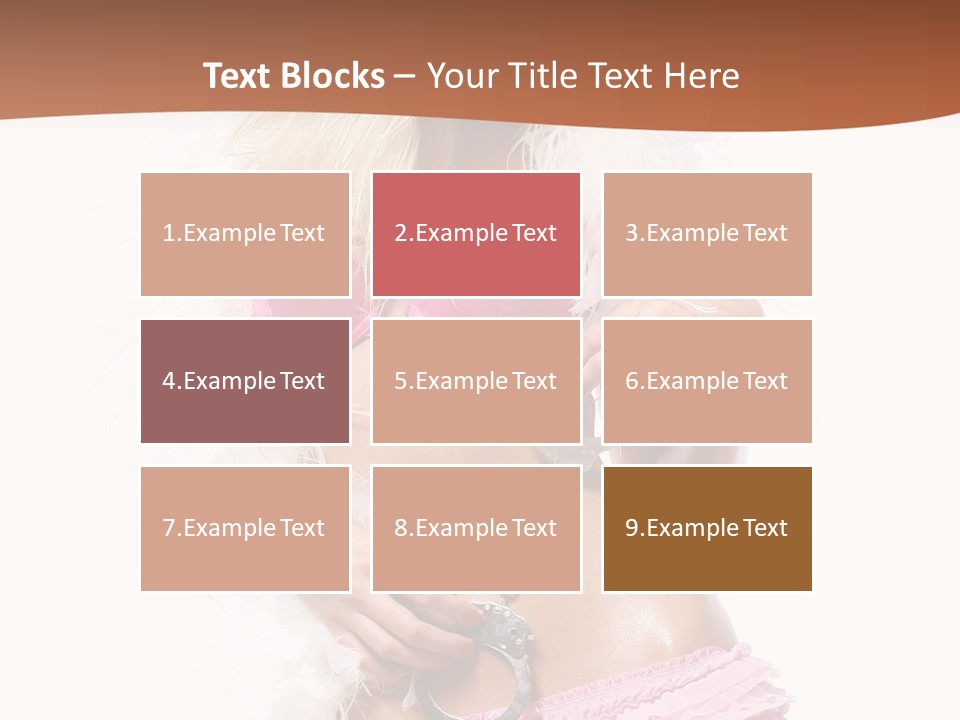 Spa People Caucasian PowerPoint Template