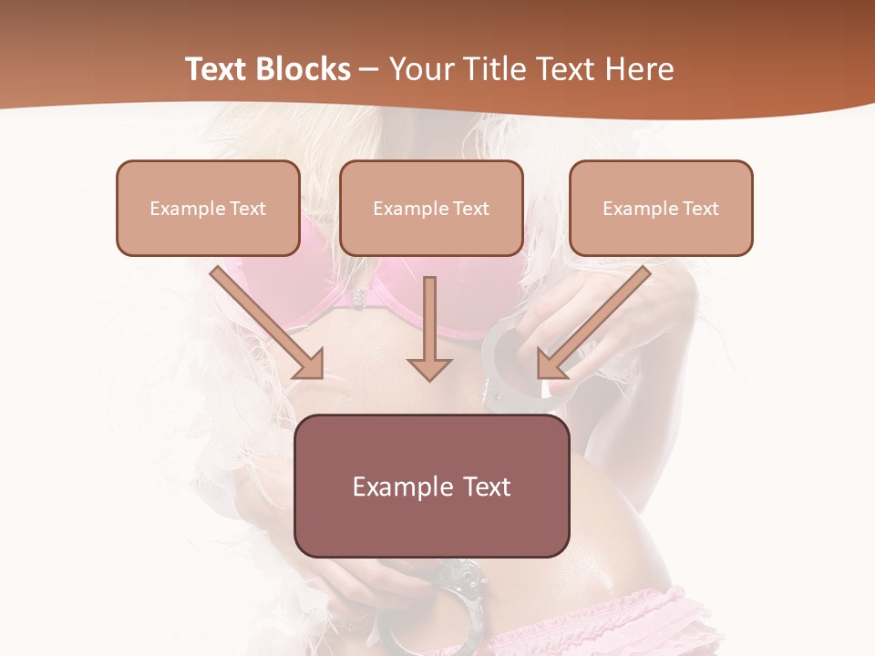 Spa People Caucasian PowerPoint Template