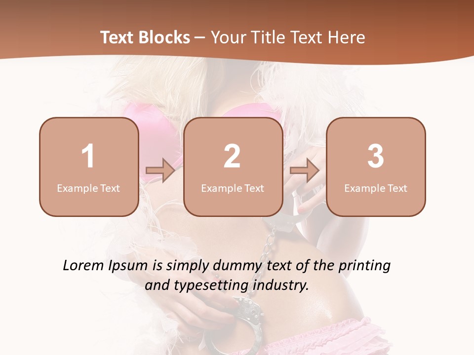 Spa People Caucasian PowerPoint Template