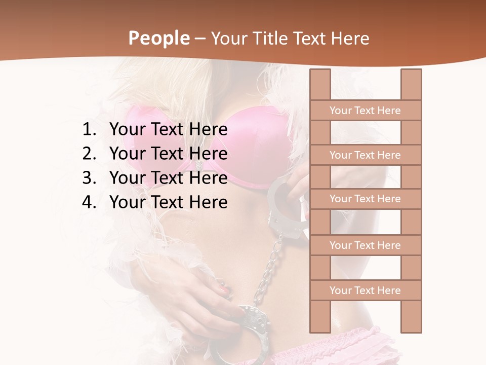 Spa People Caucasian PowerPoint Template