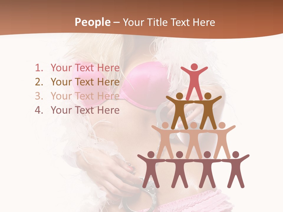 Spa People Caucasian PowerPoint Template