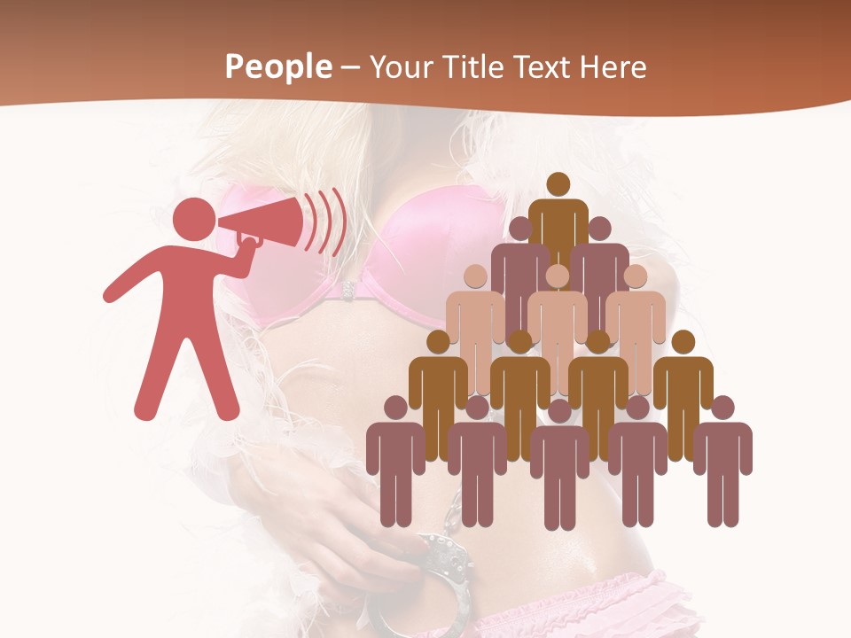 Spa People Caucasian PowerPoint Template