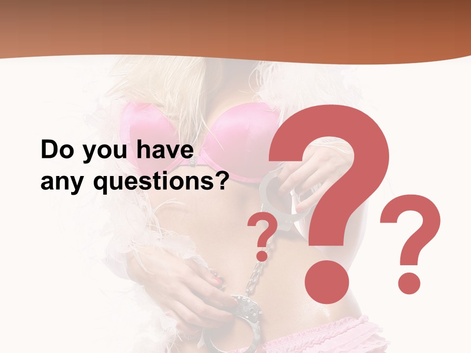 Spa People Caucasian PowerPoint Template