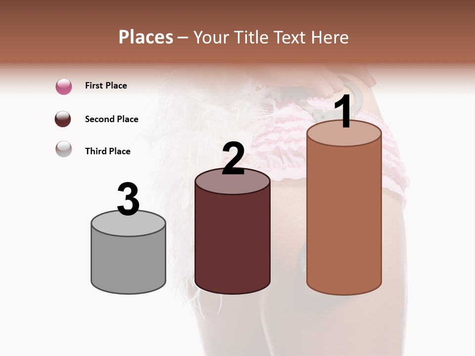 Attractive Female Hair PowerPoint Template