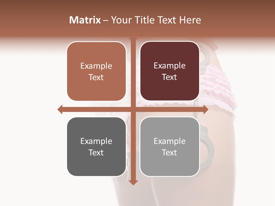 Attractive Female Hair PowerPoint Template