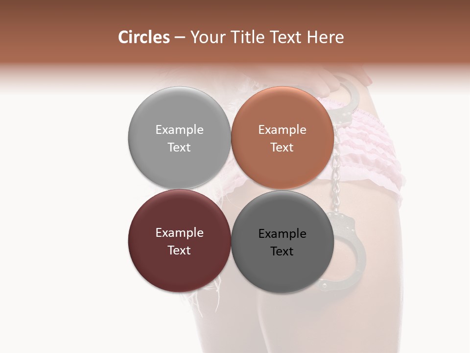 Attractive Female Hair PowerPoint Template