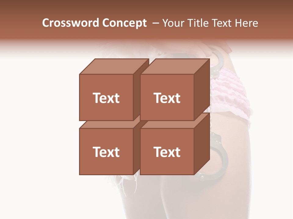 Attractive Female Hair PowerPoint Template