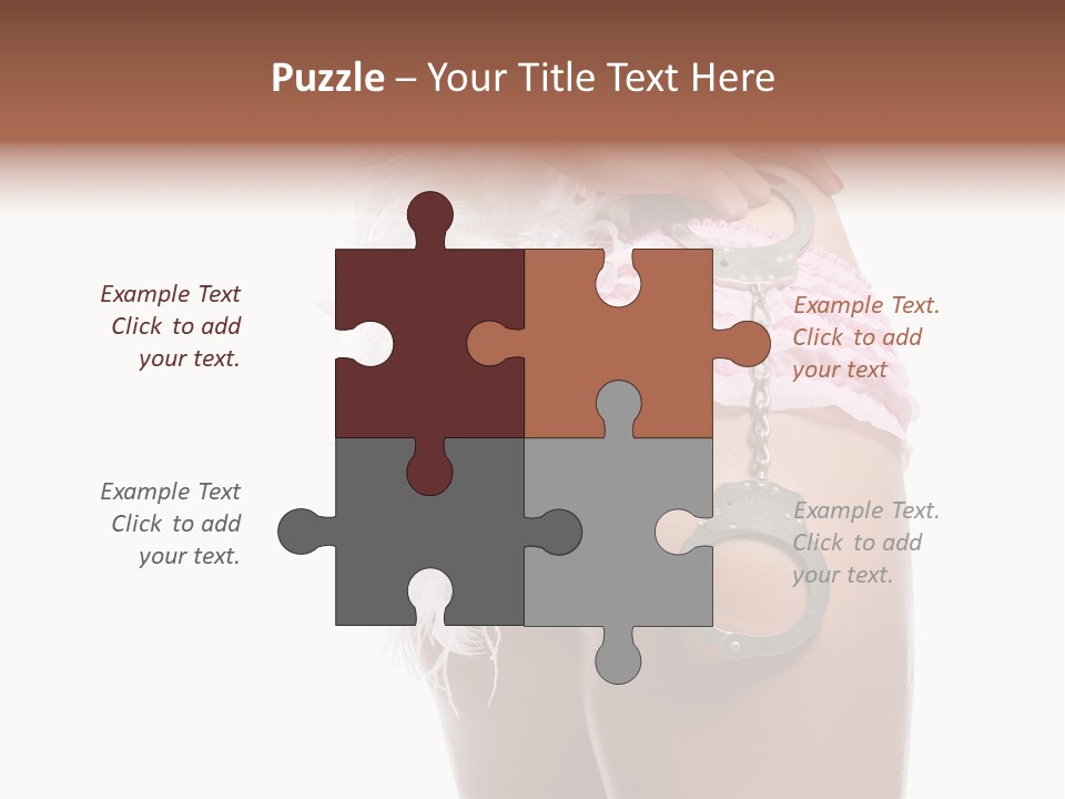 Attractive Female Hair PowerPoint Template