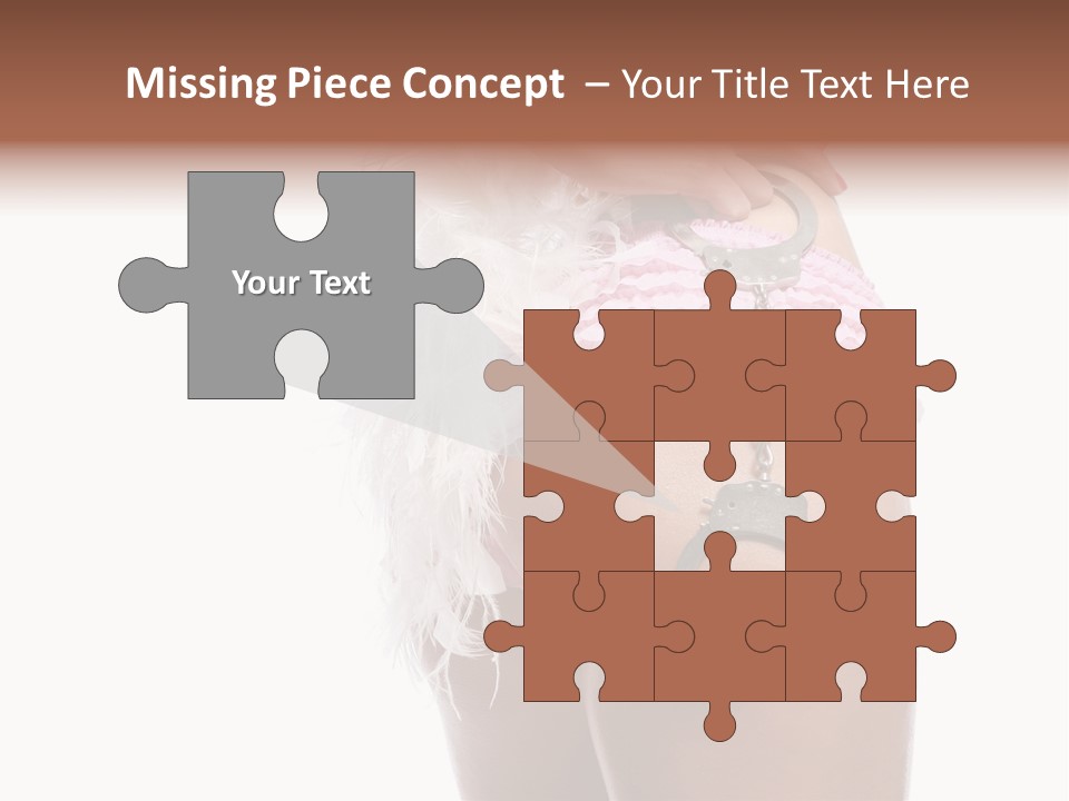 Attractive Female Hair PowerPoint Template