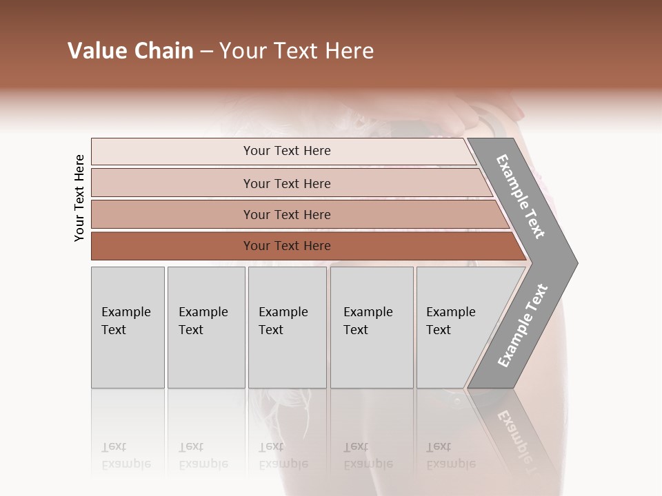 Attractive Female Hair PowerPoint Template