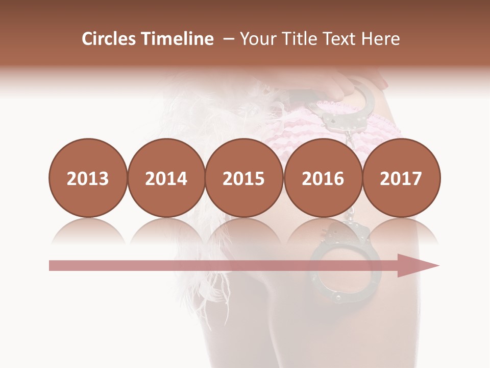 Attractive Female Hair PowerPoint Template