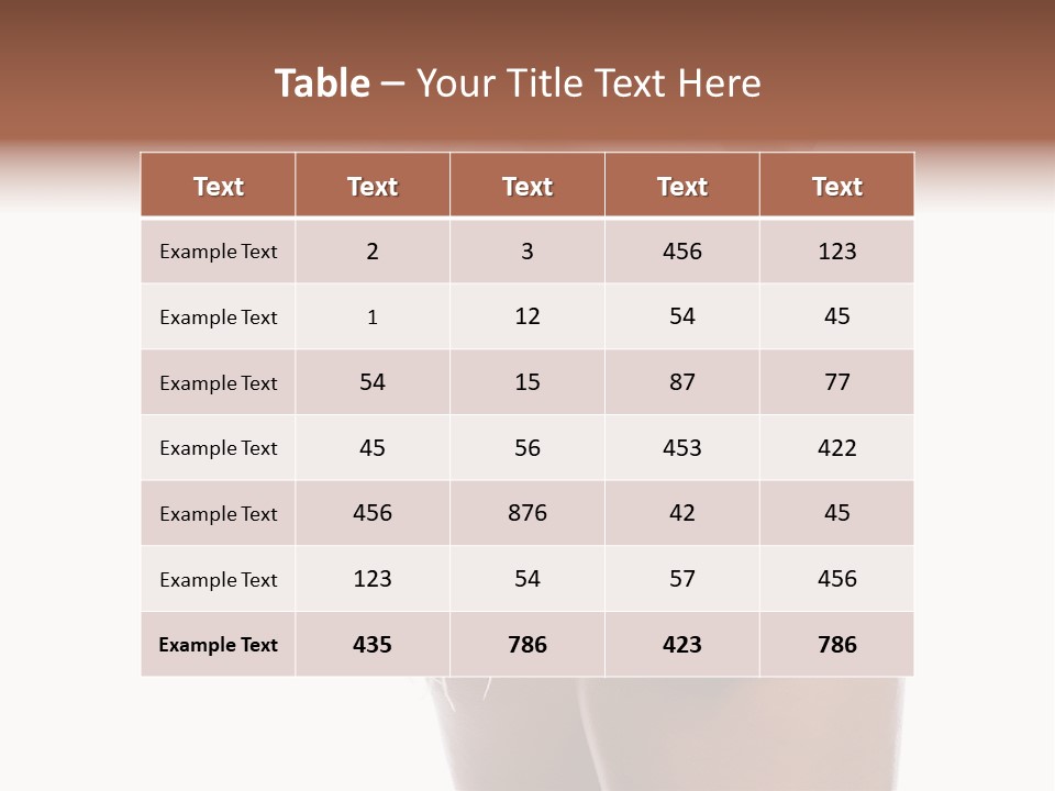 Attractive Female Hair PowerPoint Template