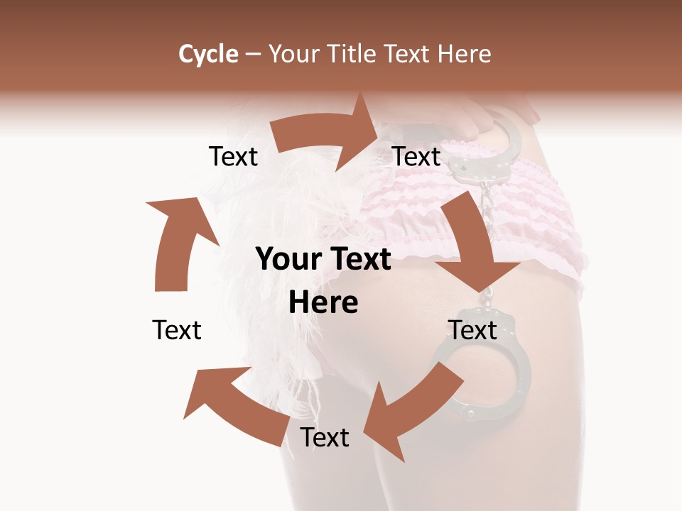 Attractive Female Hair PowerPoint Template