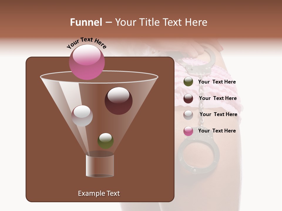 Attractive Female Hair PowerPoint Template