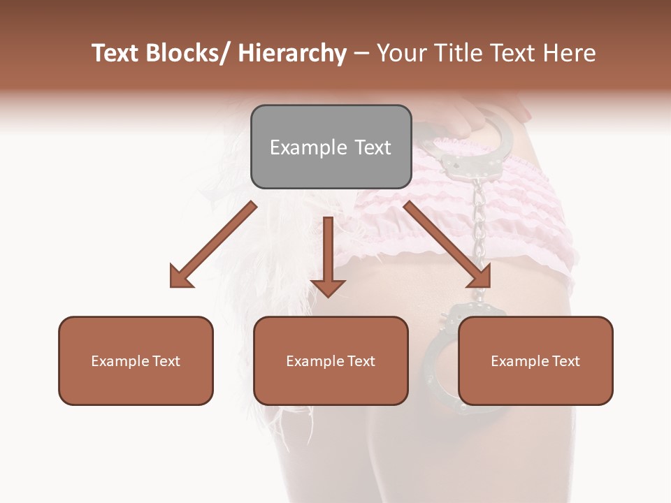 Attractive Female Hair PowerPoint Template