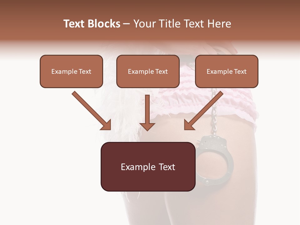 Attractive Female Hair PowerPoint Template