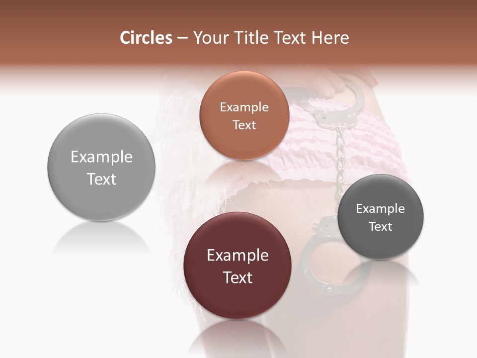 Attractive Female Hair PowerPoint Template