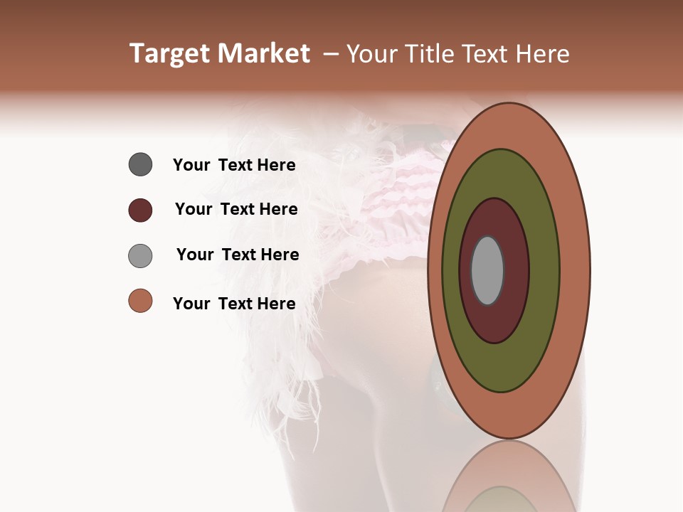 Attractive Female Hair PowerPoint Template