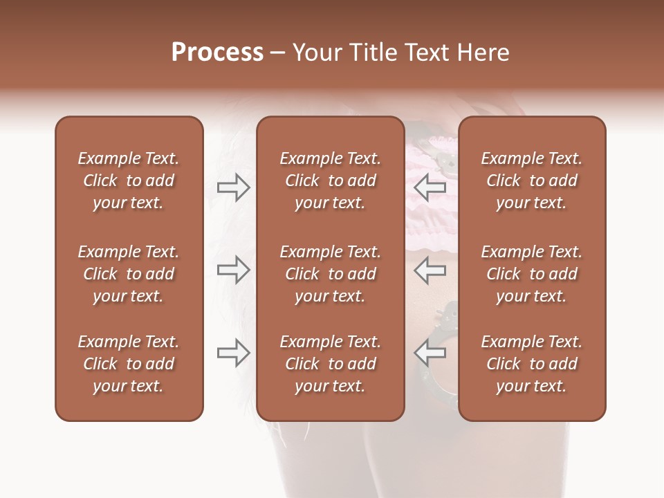 Attractive Female Hair PowerPoint Template